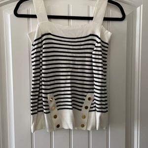Ribbed off shoulder sweater